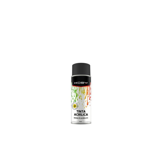 SPRAY ACRILICO PRETO OPACO 9005 KOBY