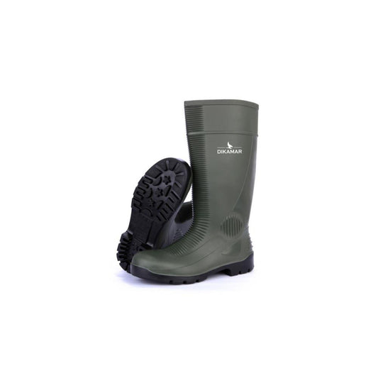 BOTA DIKAMAR S5 VERDE/PRETA BIQ. PALM. Nº38 AÇO PVC