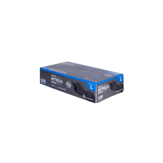 Caixa 100 luvas nitrilo azul descartavel tam - XL mc