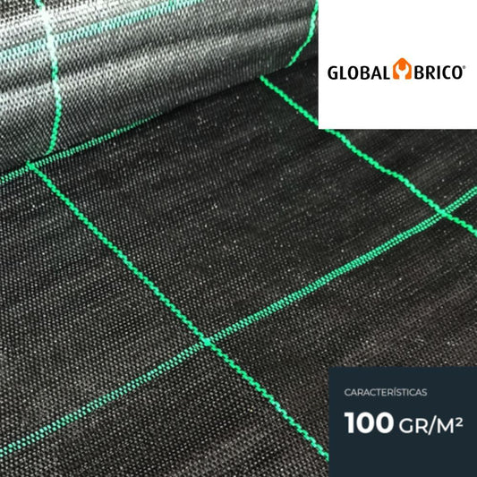 100mt Tela de solos 105gr m2 2.1x100mts castanho