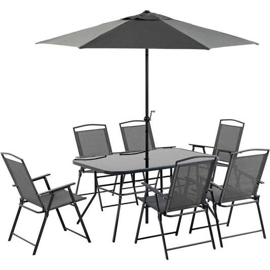 Set jardim em aço 8 pcs ENSEJA 041