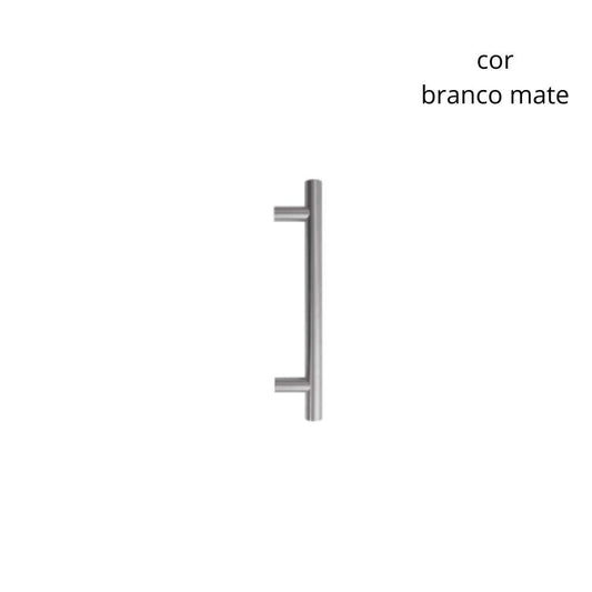 Asa simples p/porta ext. ref. 625 - 25x250mm- Inox br. mate