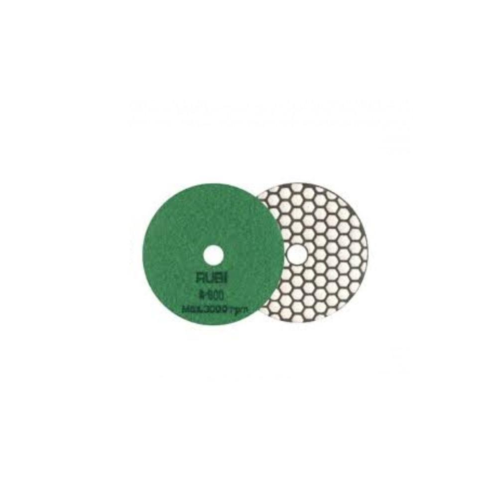 Disco diamantado p/polir a seco 100mm grão 800 Rubi