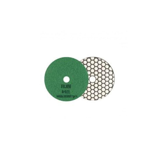 Disco diamantado p/polir a seco 100mm grão 800 Rubi