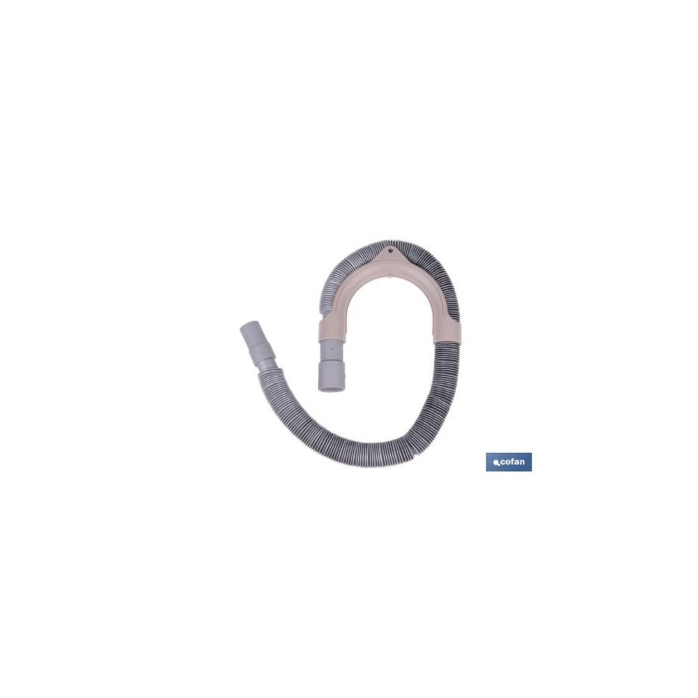 Mangueira extensivel p/ maquina lavar 0.80 a 2mt 24mm Cofan