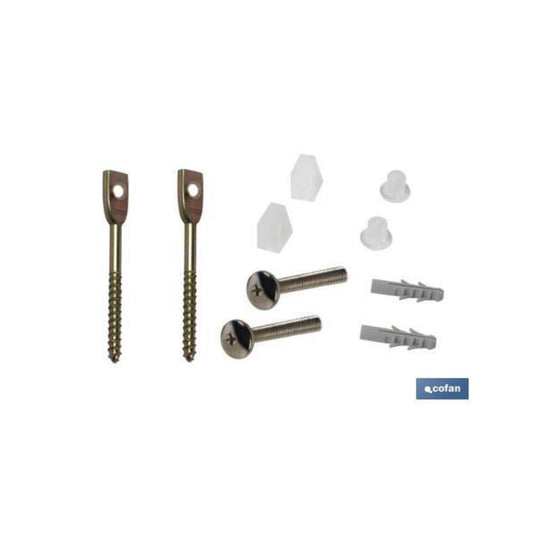 KIT PARAFUSO HORIZONTAIS FIXAÇÃO SANITA COFAN