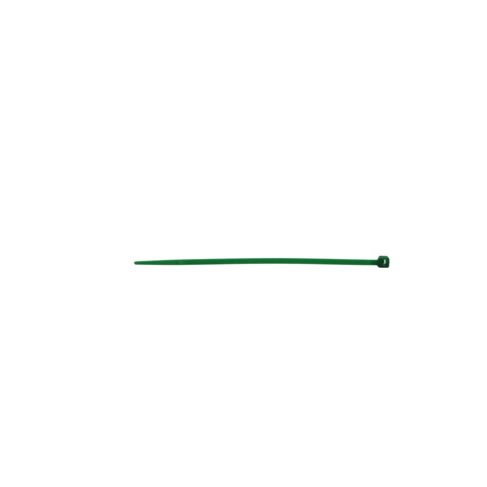Abraçadeira serrilha verde 4.8x200mm