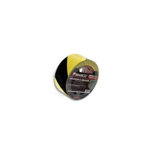 RL FITA ADESIVA PRETO/AMAR. 50mmX33mm MIARCO