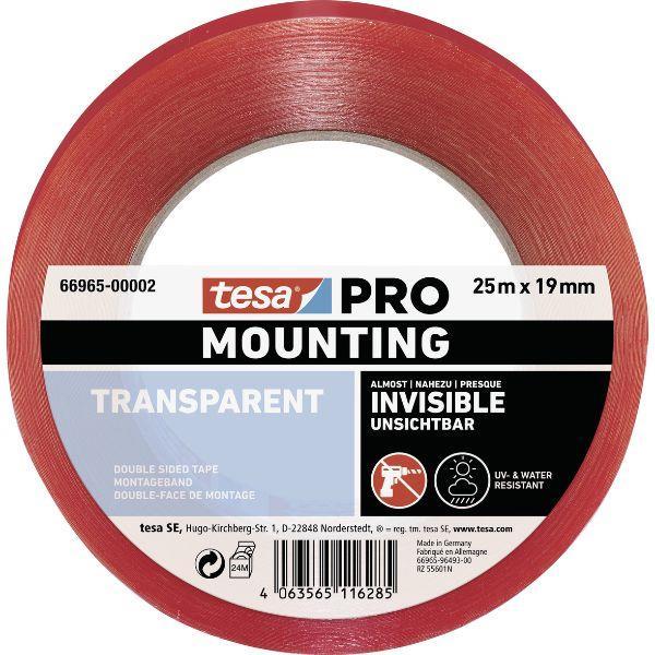 Tesa mouting pro transparente 5mtx19mm