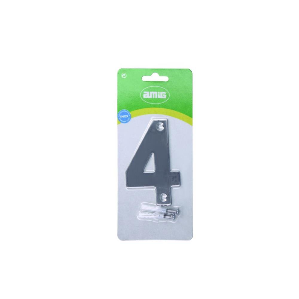 NUMERO 4 - 4 INOX 18/8 DISPLAY