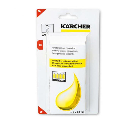 DETERG. LIMPA VIDROS 4X20ml KARCHER