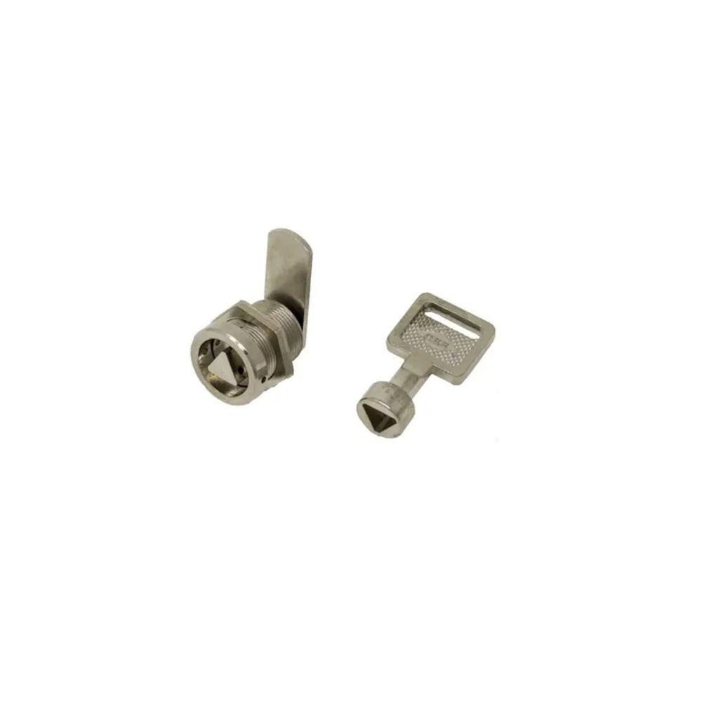 Fechadura p/ contador - chave triangulo ref. 704E - BL1
