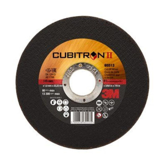 Disco corte  cubitron II D 125mmx2.5mm aço inox perfo 3M