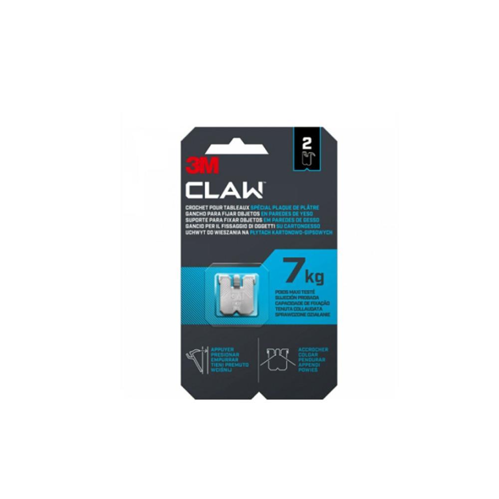 Bl. 2 Suportes para Molduras CLAW p/ gesso cartonado 7 kg 3M