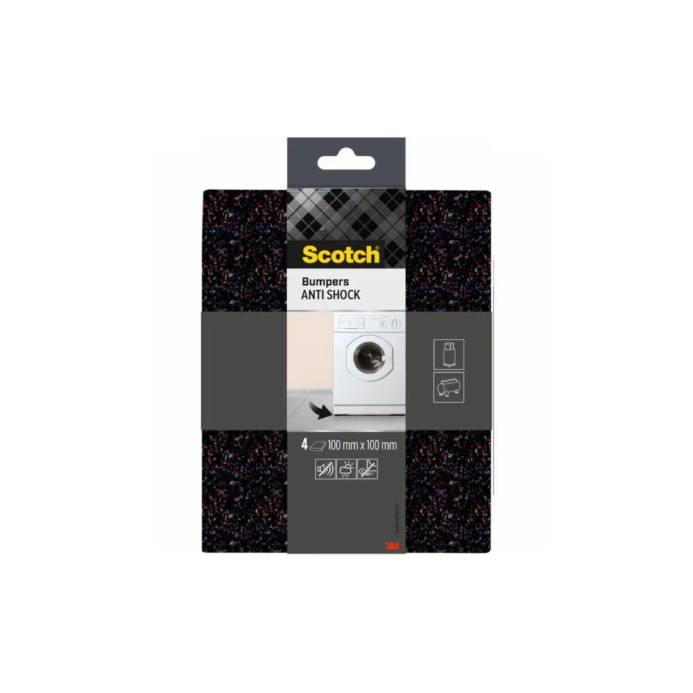 Emb. 4 Amort. anti-choque SP92O77 prt 100x100mm scotch  3M