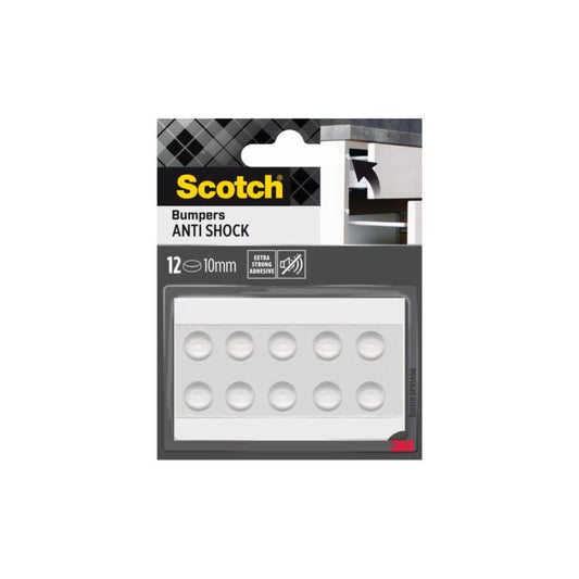 Emb. 16 Amortecedores anti-choque SP91A58 10x12mm transp. 3M