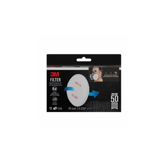 1 par Filtros de partículas 3M™ 2135, P3 3M
