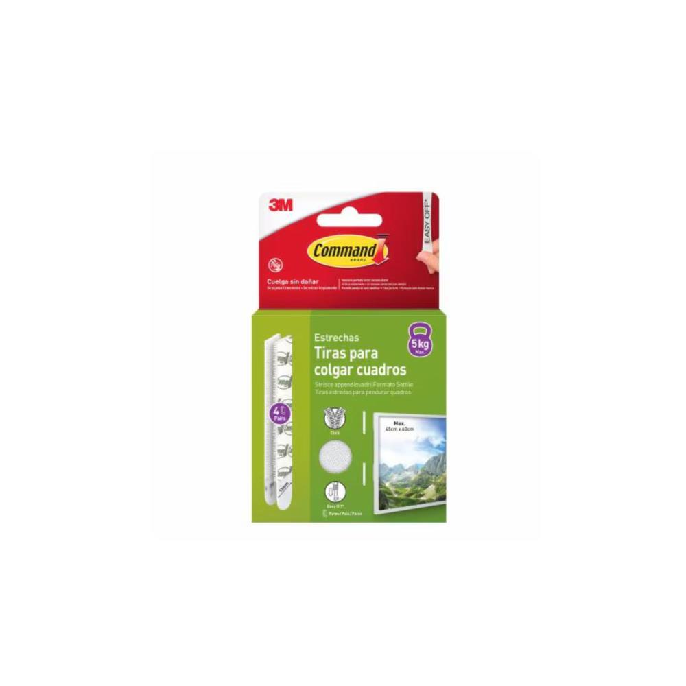 Bl. 8 Tiras para Pendurar Molduras Command™ 17207WHI-4-ISP