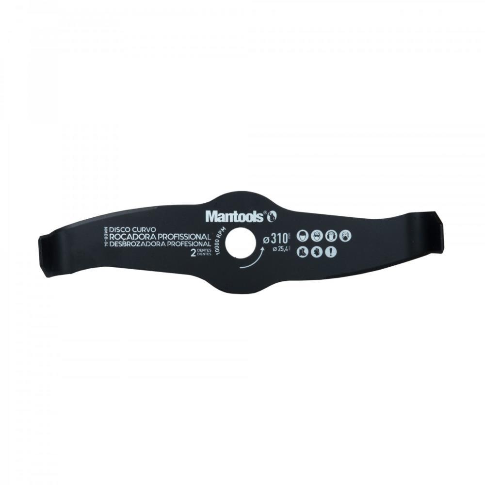 Disco curvo roçadora 2 dentes professional 310mm - NMDB-04