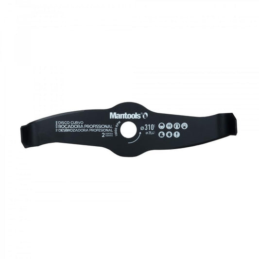 Disco curvo roçadora 2 dentes professional 310mm - NMDB-04