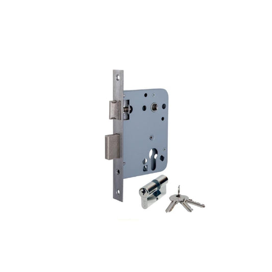 Fechadura 725BX60 - c/cilindro inox -  BL1 GLK