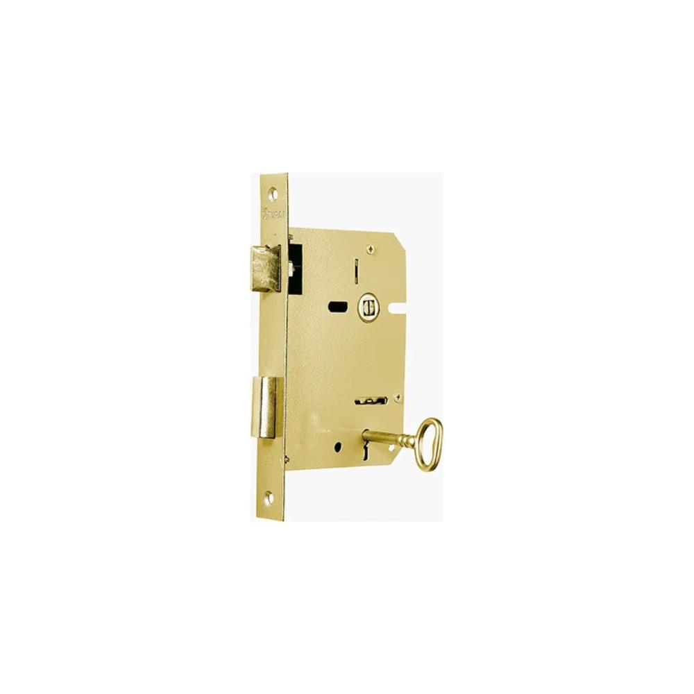 Fechadura ref. 725BX60 c/cilindro latão polido GLK - BL1