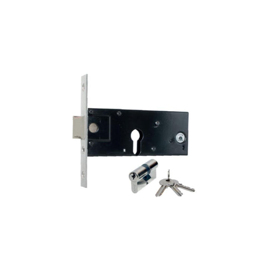 Fechadura p/aluminio ref. 727 c/cilindro inox BL1 GLK