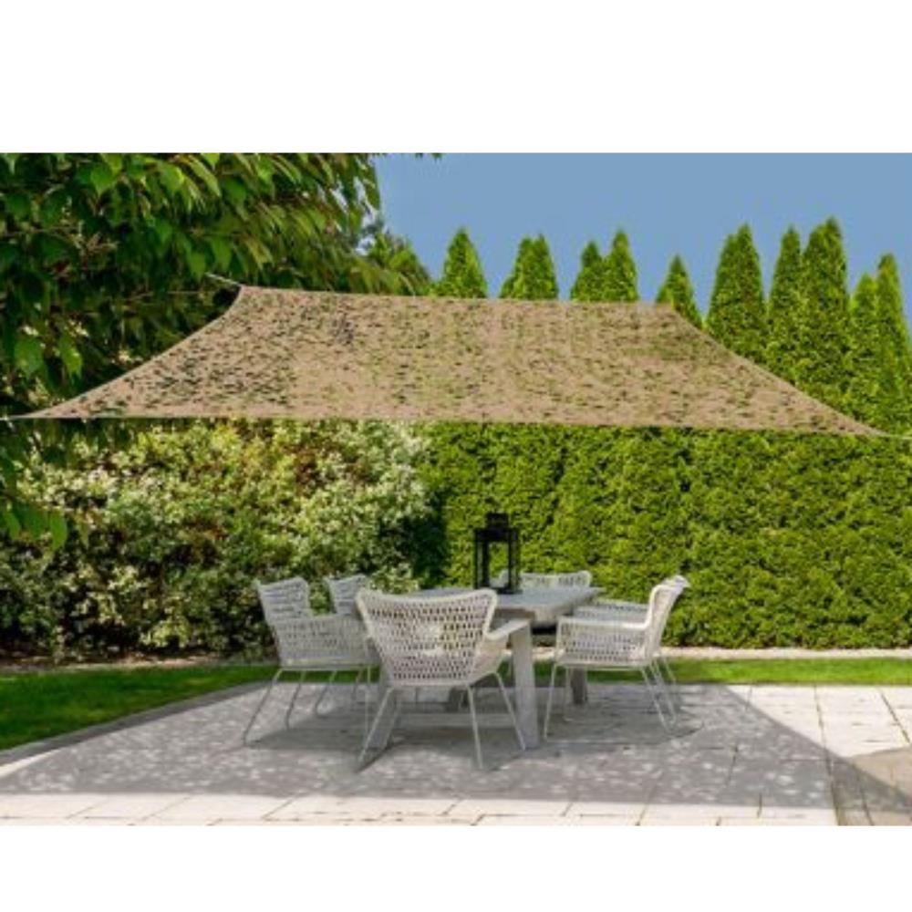 TOLDO VELA TRIANGULO COR AREIA 3.6x3.6x3.6 MTS