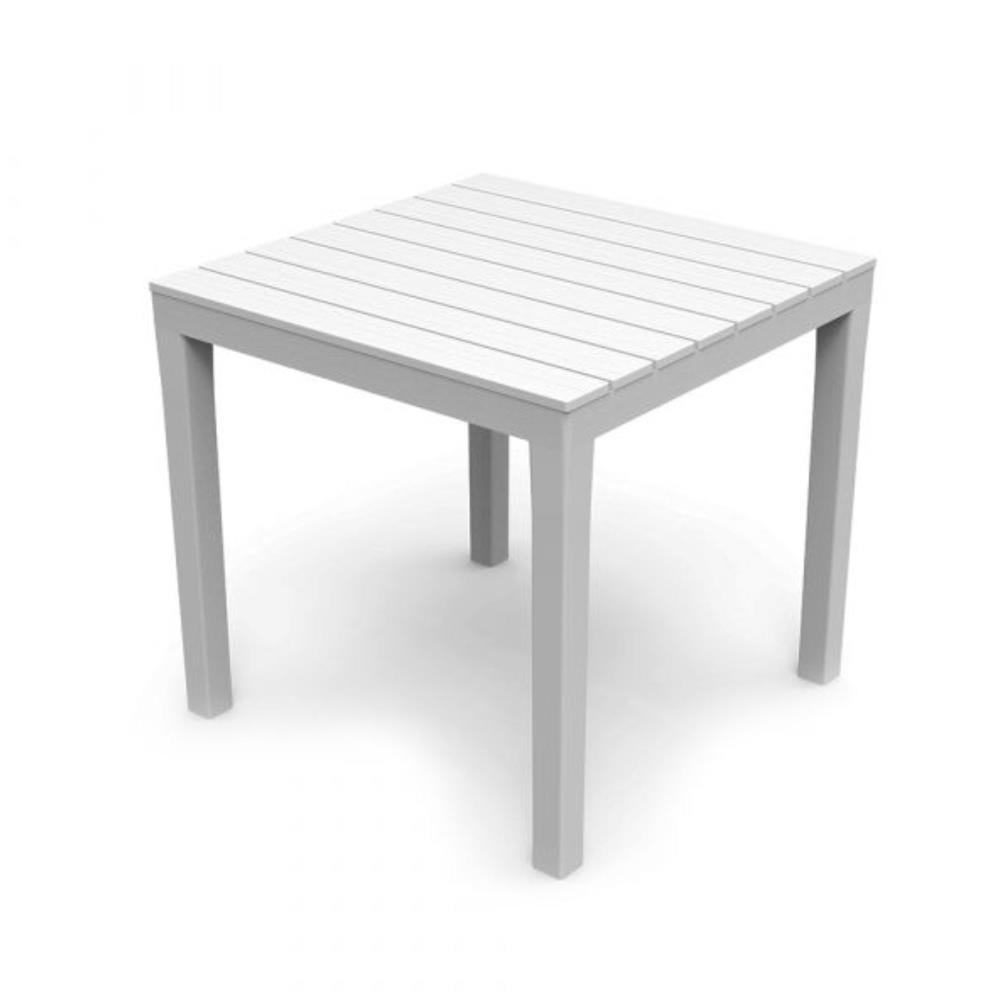 MESA DE RESINA RED. COR PRT 78X78X72cm