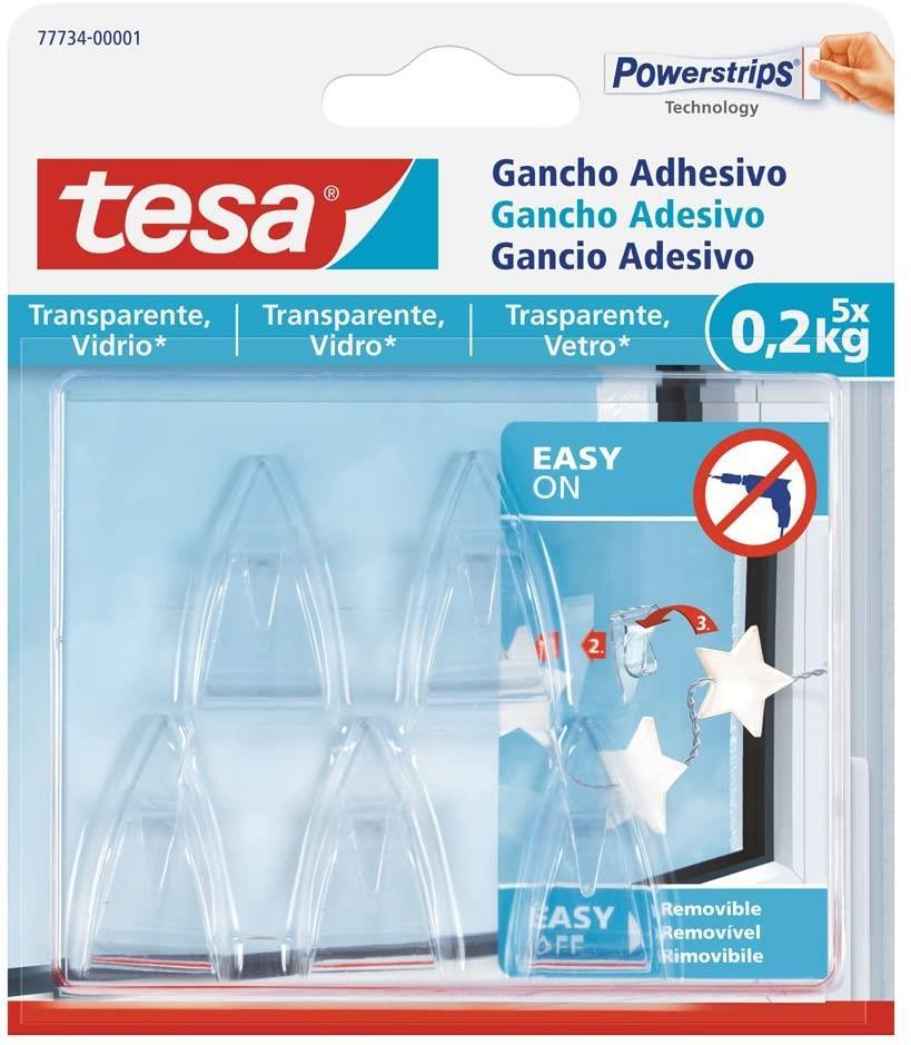 SMS 5 Ganchos AdesivosDeco Transp até 0,2Kg