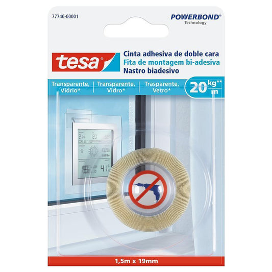 SMS Fita Bi-Adesiva Powerbond 1,5x19mm Transp