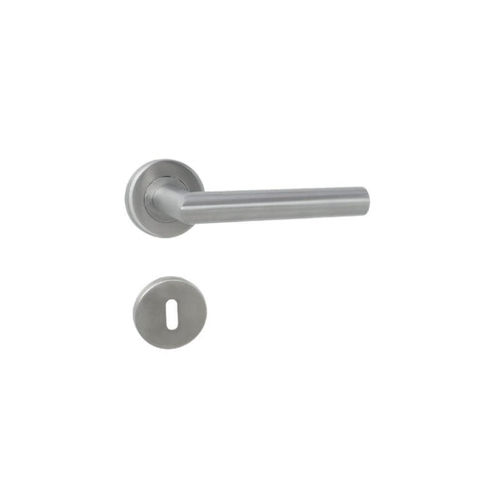 Puxador ref. 8001-19mm  Inox Sat. c/ ent ch. - BL1