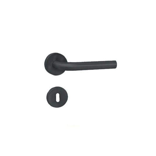 Puxador duplo ref. 8002-19mm c/ent. ch. preto texturado GLK