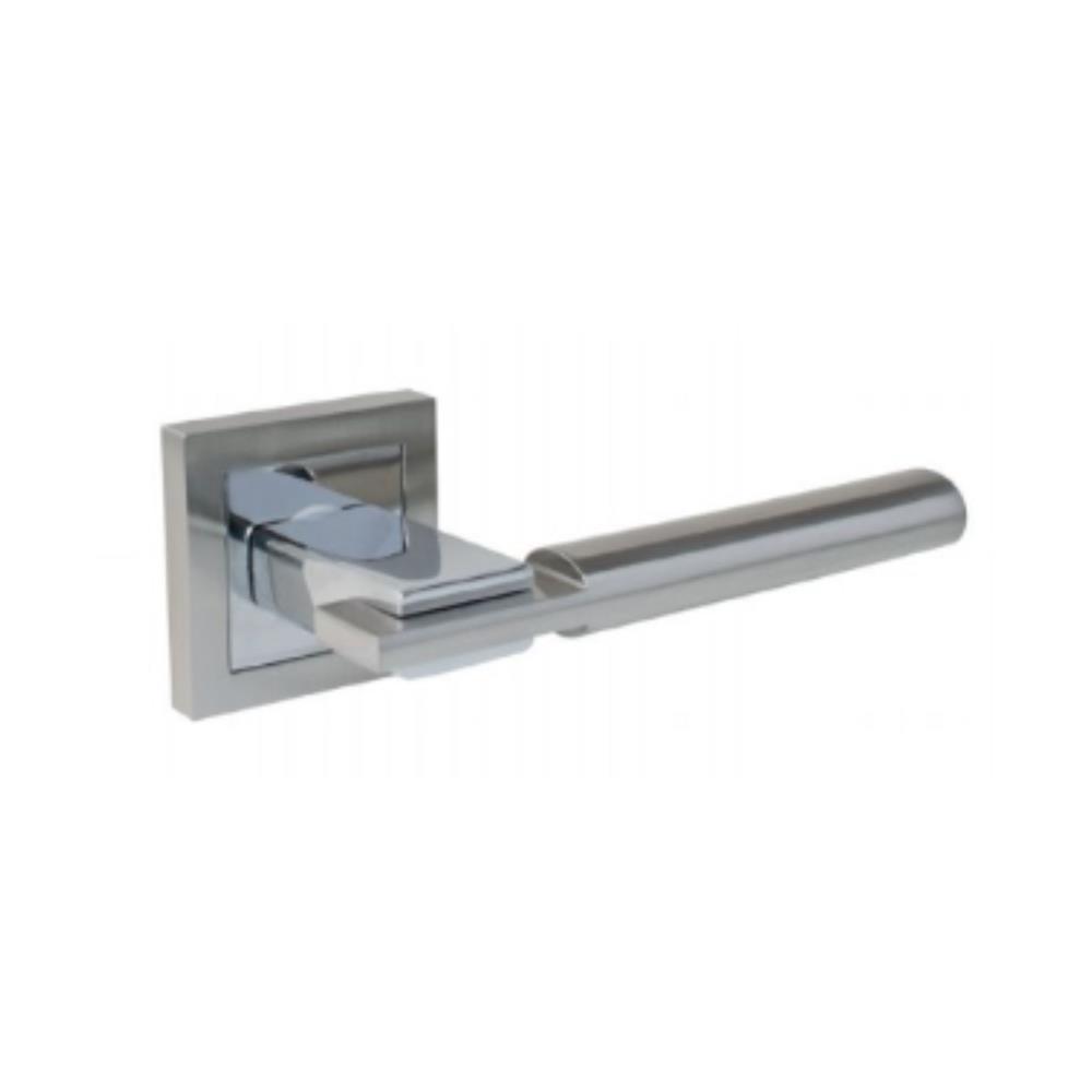 PUXADOR PORTA REF. 8067 CR. BR. NIQ. ENT. CHAVE GLK