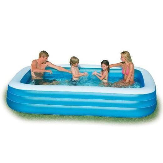 Piscina insuflável retangular 305x183x56cm INTEX