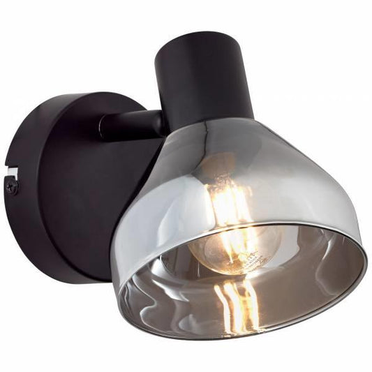 CANDEEIRO DE PAREDE REFLEKT PR. FOSCO S/ LAMP.