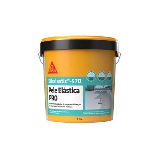5 Kg Pele elastica cinzento Sikalastic Pro Sika