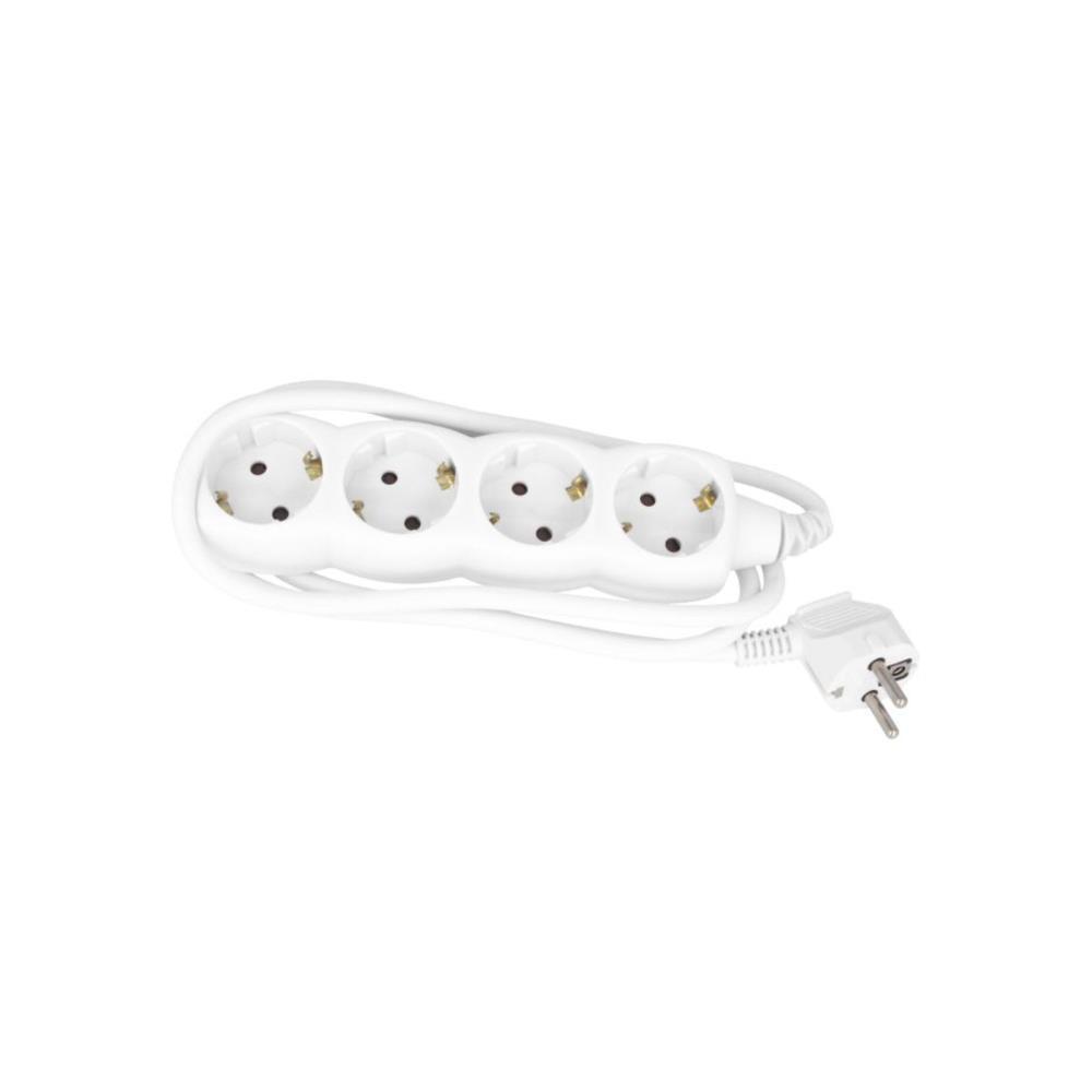 BLOCO 4 TOMADA 3301-4 X1.5 BRANCO