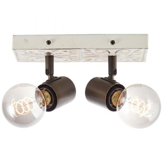 CANDEEIRO REFLETOR VAGOS E27 28W AÇO NEGRO/CLARO S/ LAMP.