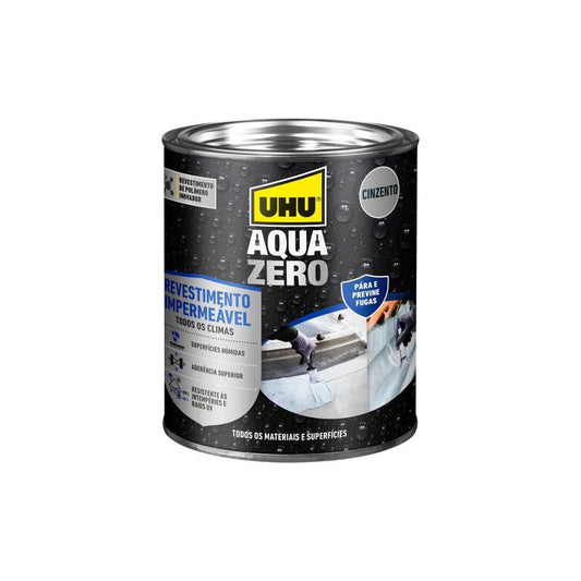 1kg Revestimento impermeavel cinzento UHU AQUA ZERO