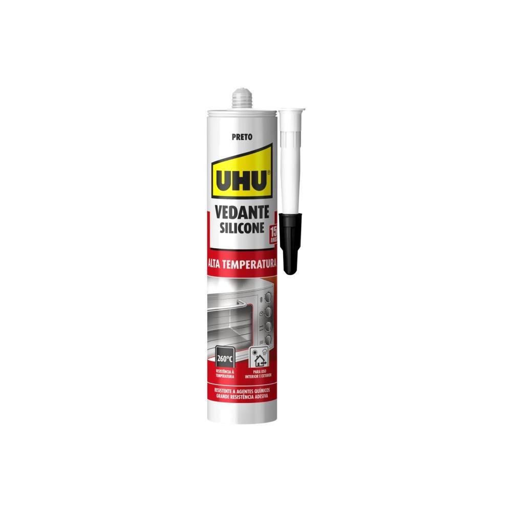 Silicone alta temperatura BK 280ml UHU
