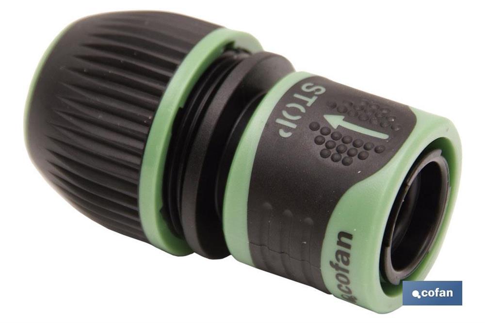 CONECTOR C/AQUASTOP 5/8- 3/4"