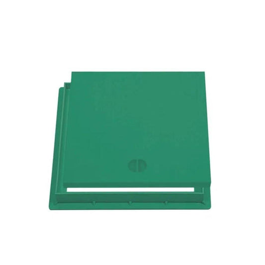 TAMPA C/ARO PP VERDE 20X20cm