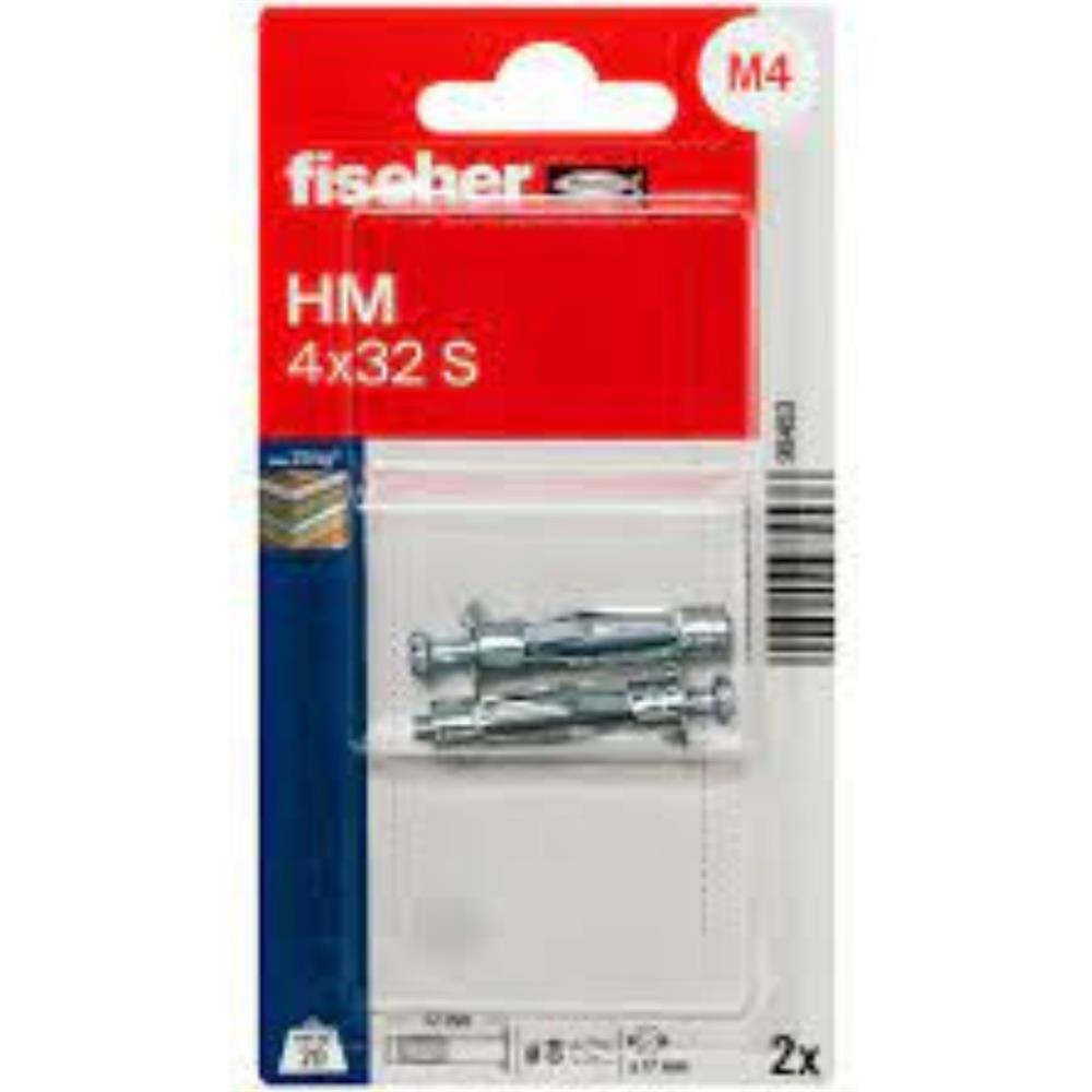 Blister 4 buchas guarda chuva HM-NT 4X32 K Fischer