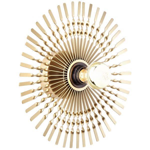 LUZ DE PAREDE MENDOZA COR OURO E27 S/ LAMP.