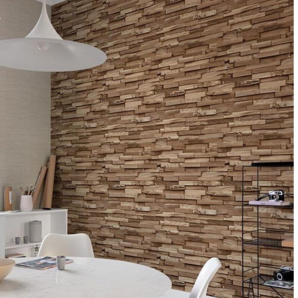 Rolo papel de parede decorativo