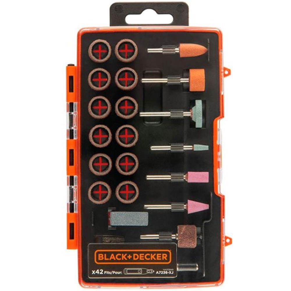 CJ FERRAMENTA ROTATIVA 42pcs A7236-XJ BLACK&DECKER