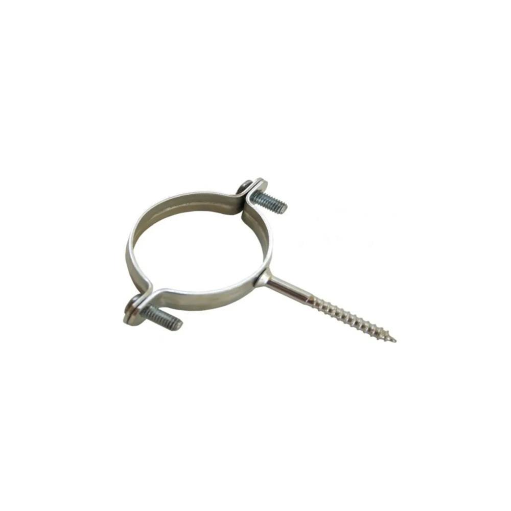 ABRAÇADEIRA C/PARAF. 200mm INOX