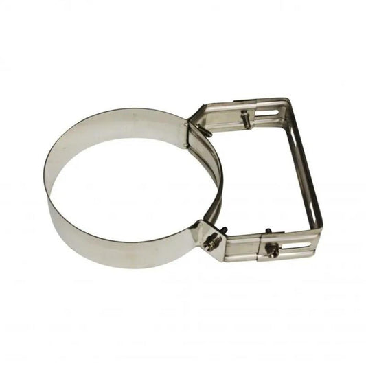 ABRAÇADEIRA PAREDE 180mm INOX