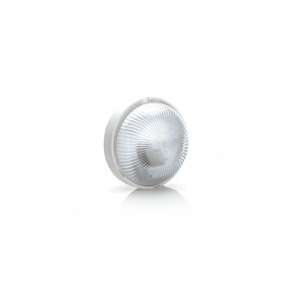 PLAFON REDONDO 240MM BRANCO VIDRO